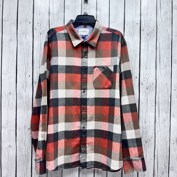 Flag & Anthem Men's Flannel Button Up Shirt Bundle Size X-Large - Picture 4 of 10